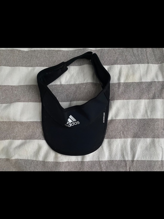 adidas Accessories - Adidas’s Black Visor with White Logo